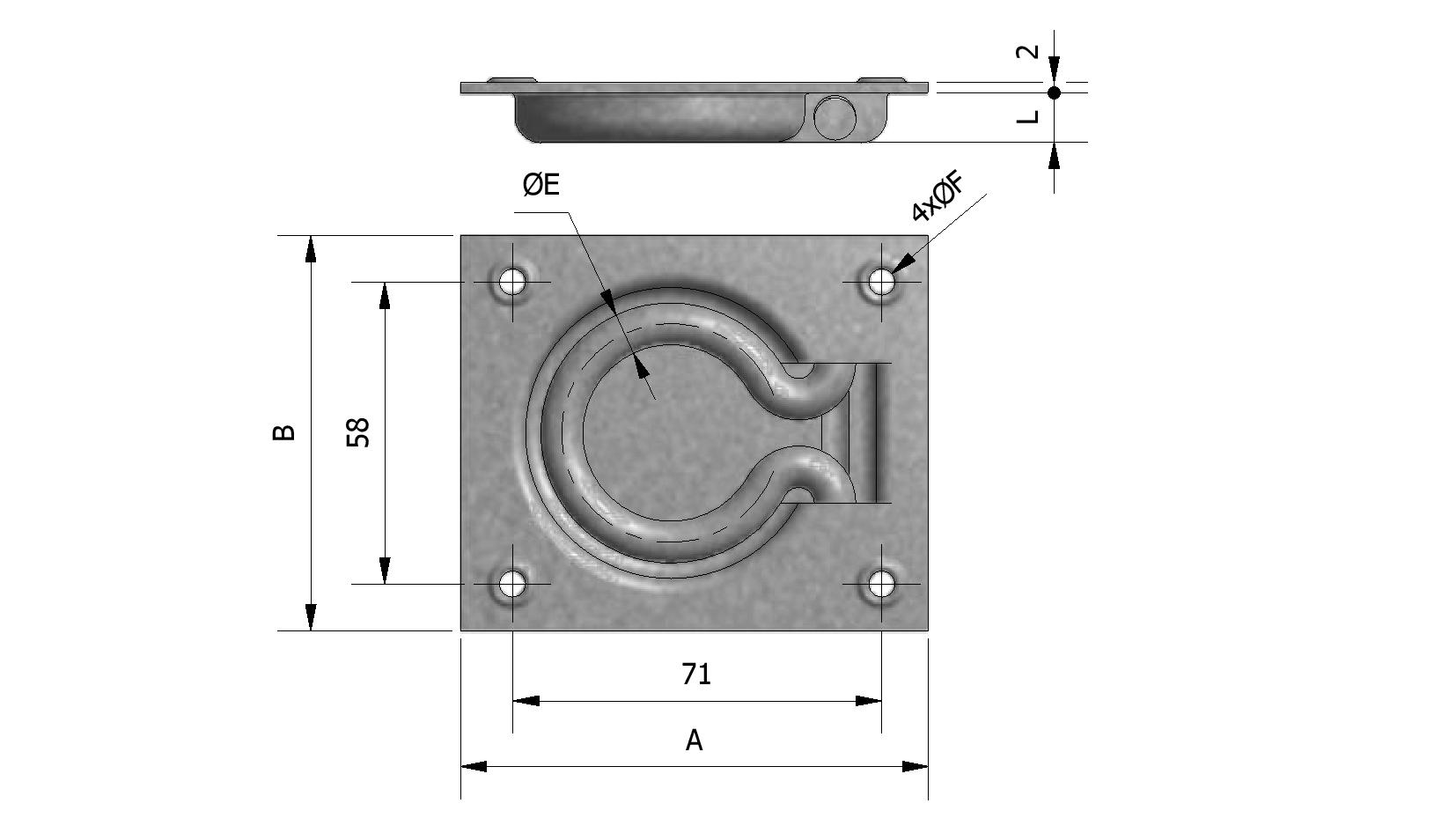 Dessin technique - avec numéro de référence 551081