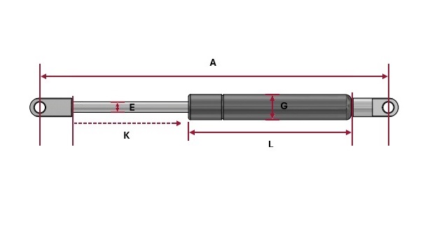 Alt. Stabilus lift-o-mat 031835 2400N