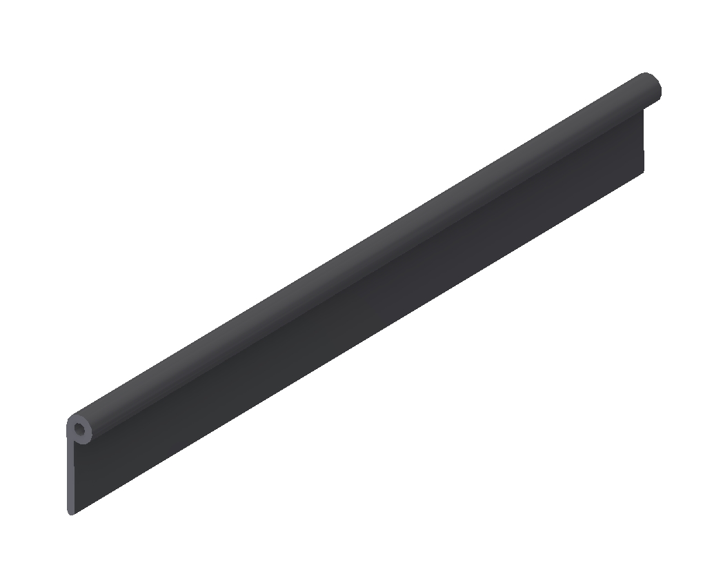 Moosgummi P-profil, Ø7x27mm, EPDM Mit Referenznummer 220405