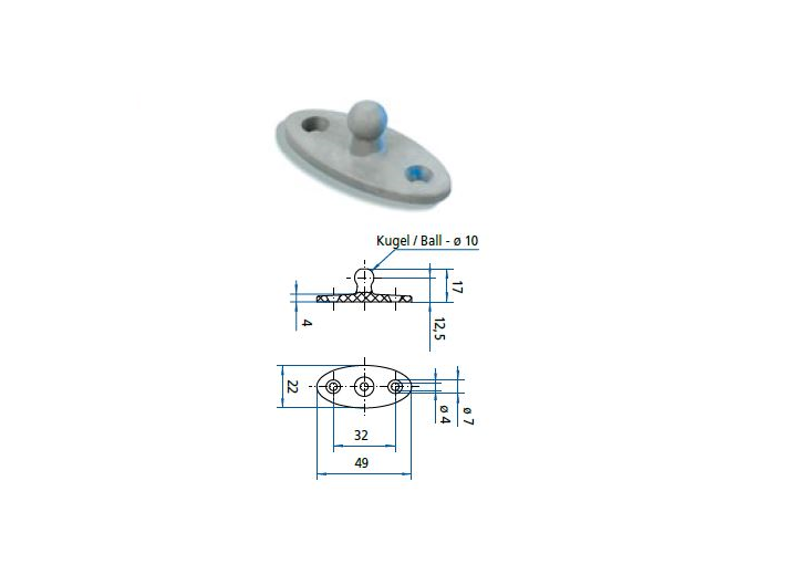 Bevestigingstuk 5639QH