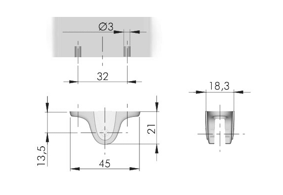 Cabinet door fixing LIVENZA ITALIANA FERRAMENTA